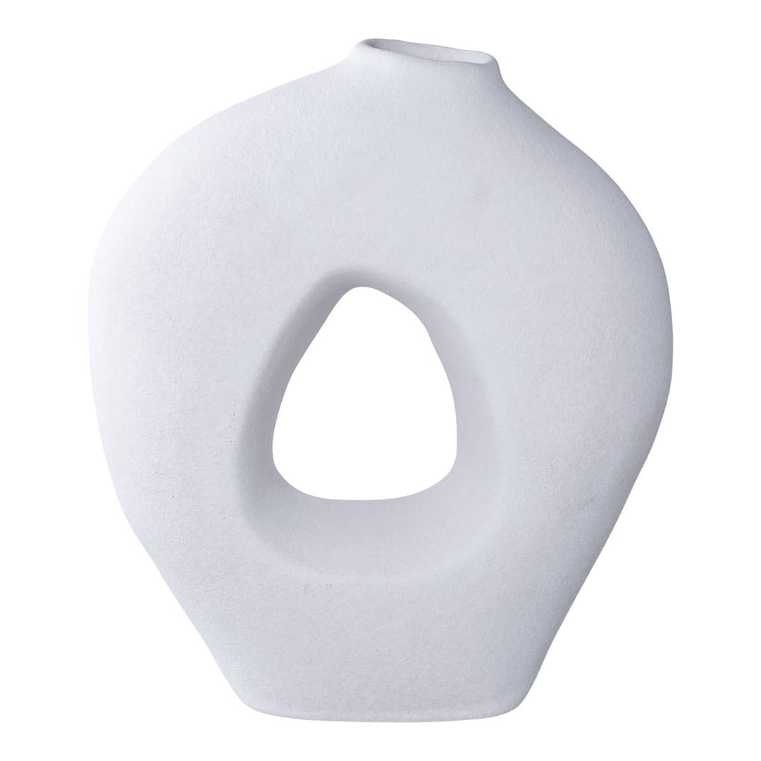 Lisboa Vase weiß.