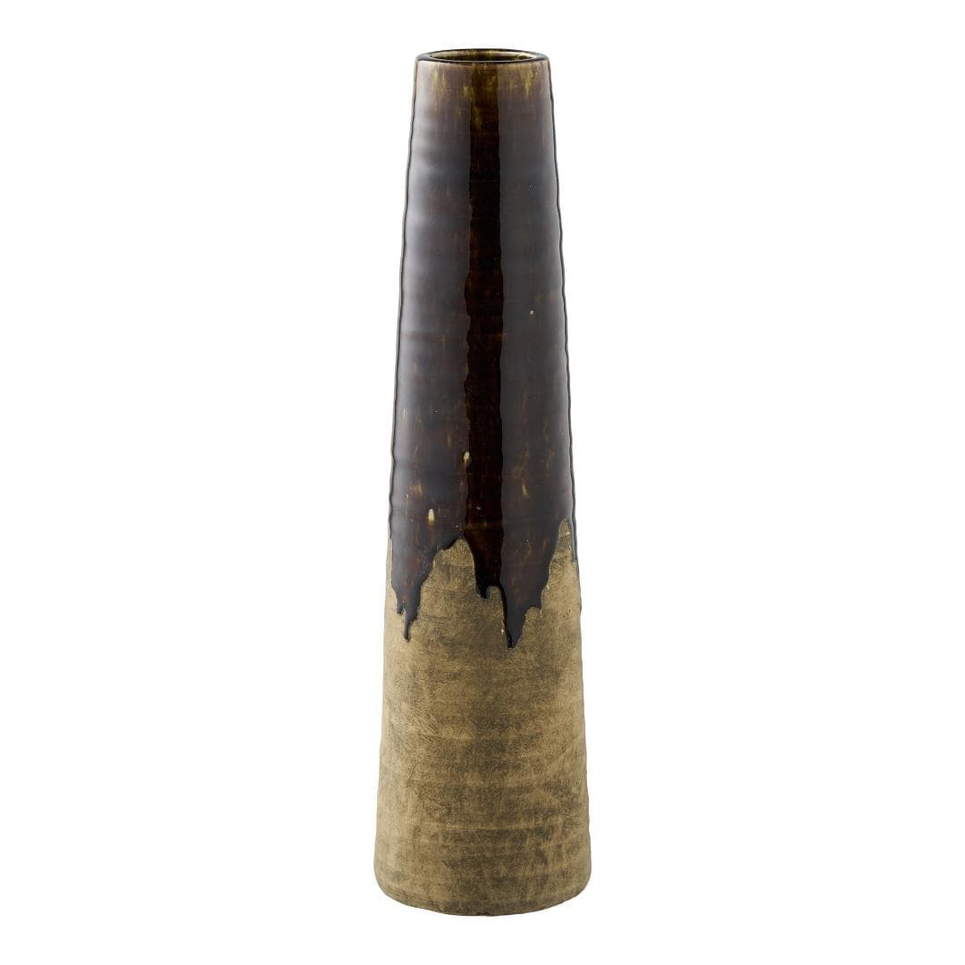 Lykke Vase braun.