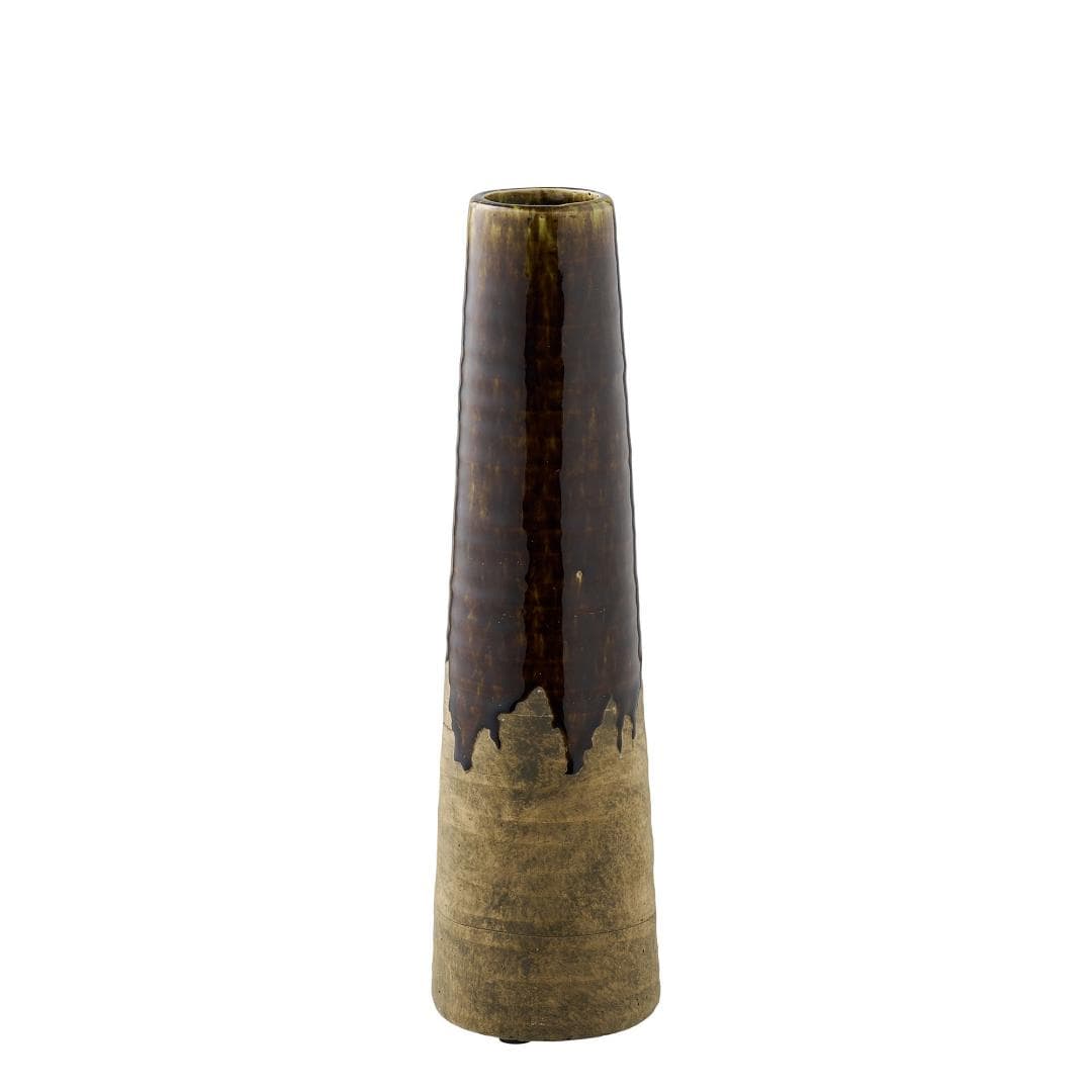 Lykke Vase braun.