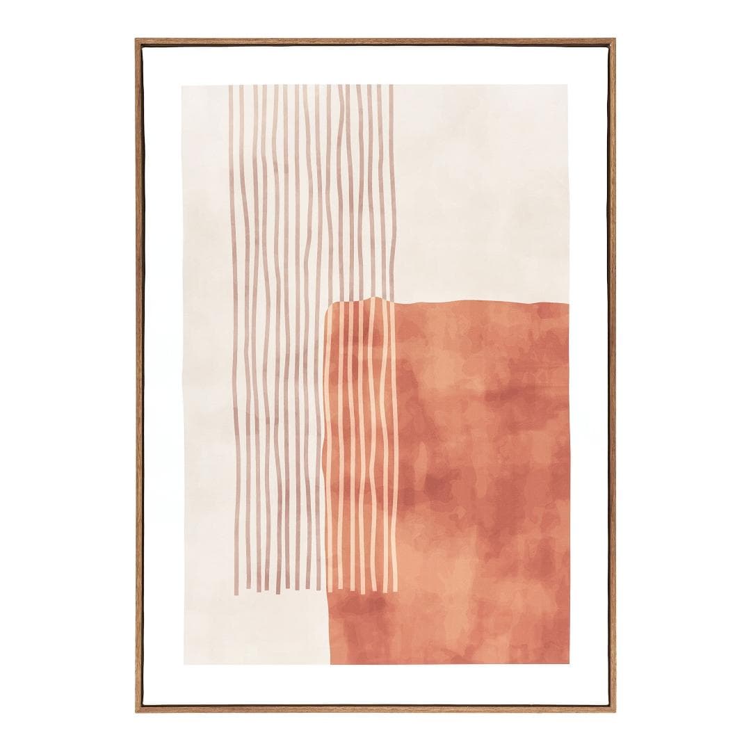 MinnaA Leinwanddruck braun, beige.
