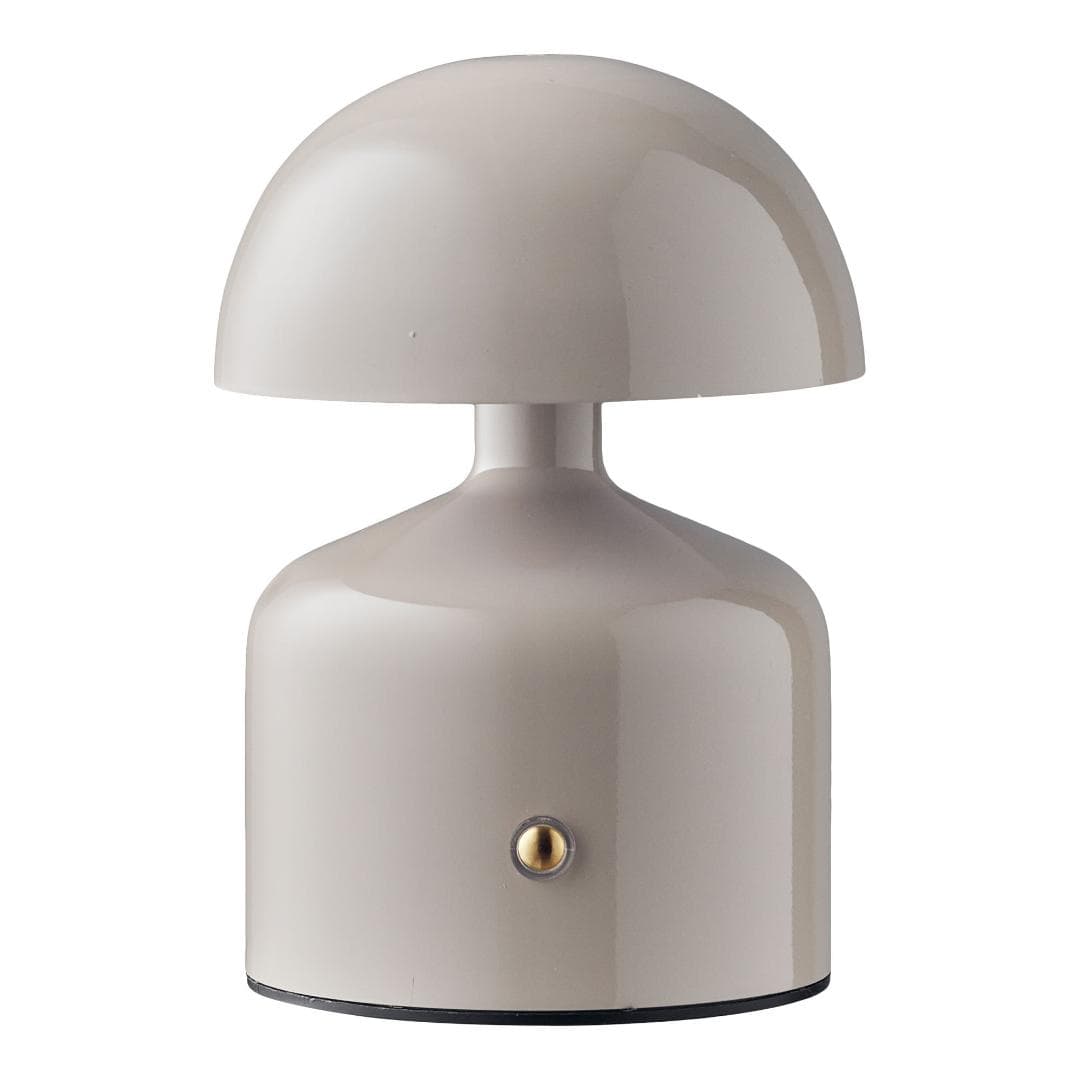 Elida Tischlampe wiederaufladbar grau.