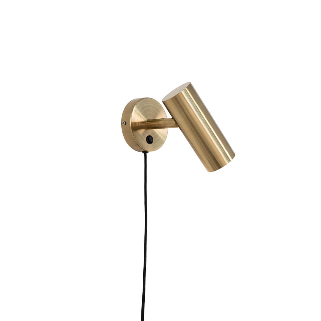 Paris Wandlampe 10x22x15cm Messing dekor.