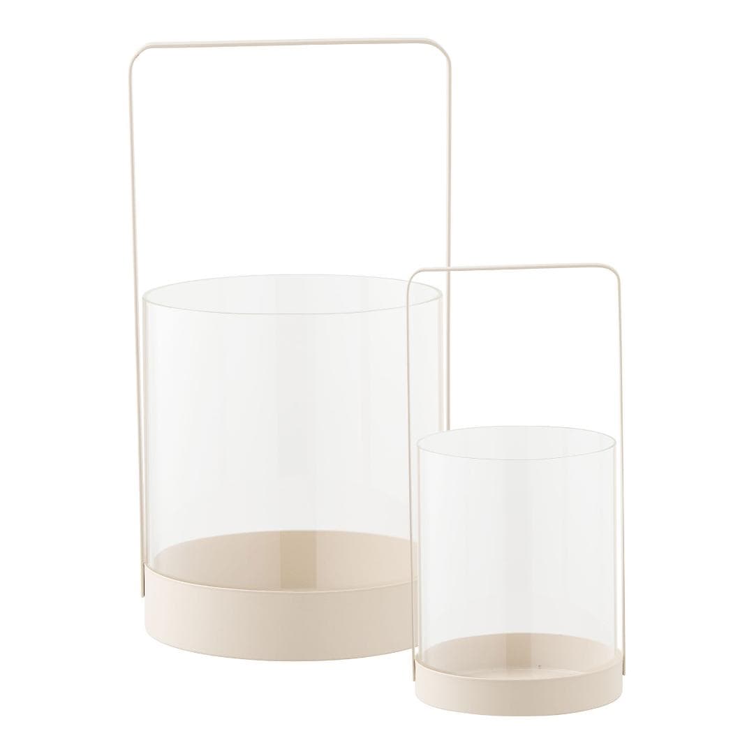 Storma Kerzenhalter Set mit 2 beige.