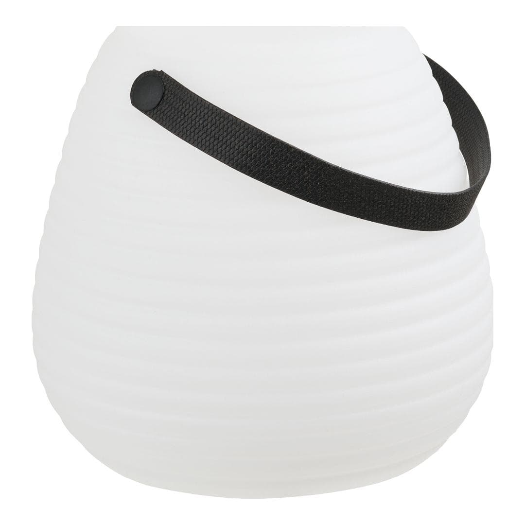 Disa Tischlampe wiederaufladbar weiß.