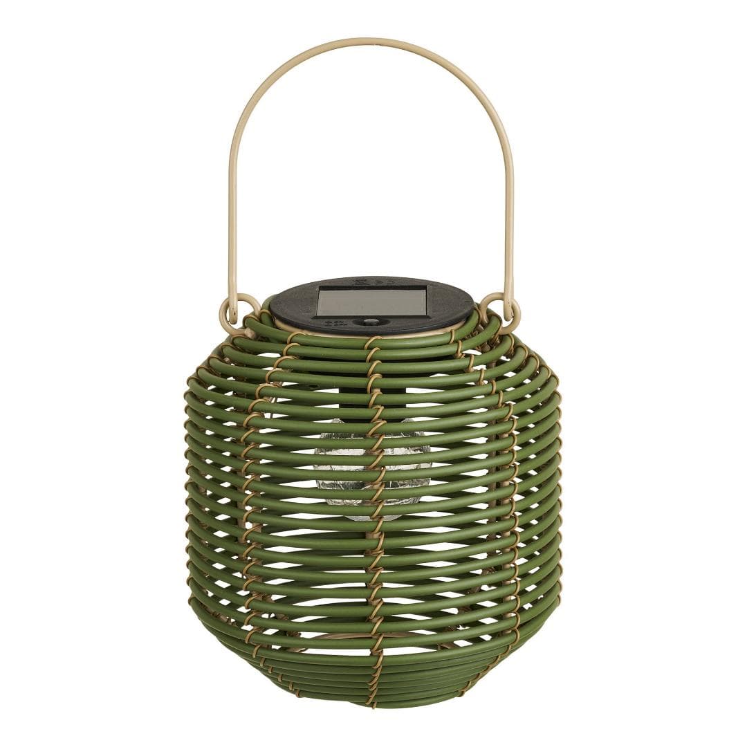 Cora Lampe für den Außenbereich wiederaufladbar integrierte Solaranlage natur.