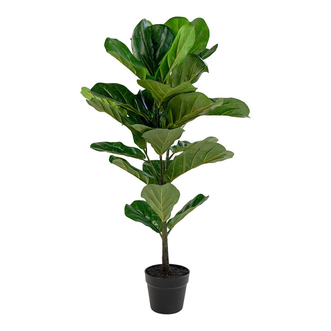 Violinfigen Künstliche Pflanze H100 cm grün.