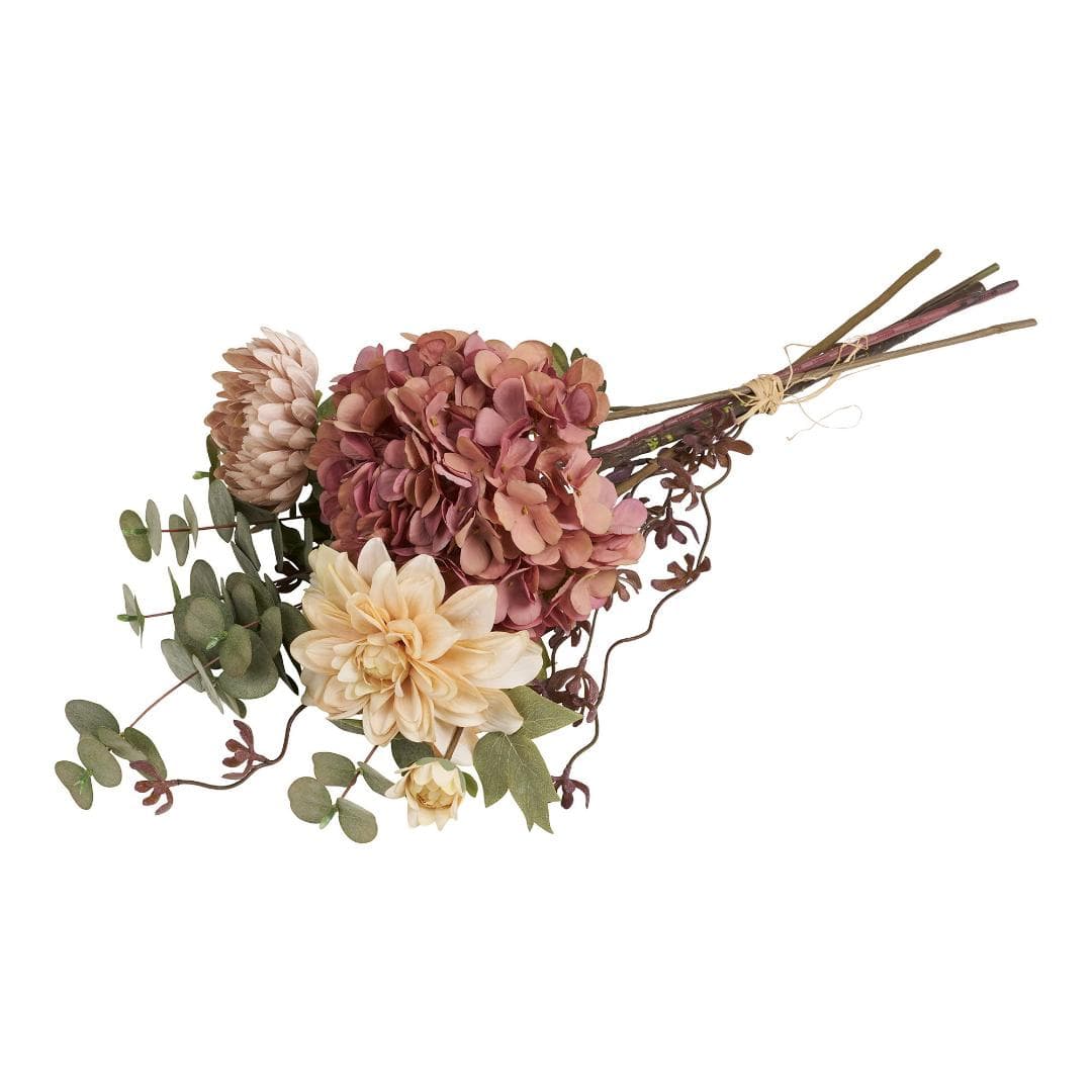 Dahlia künstlicher Blumenstrauß Höhe 68cm mehrfarbig.