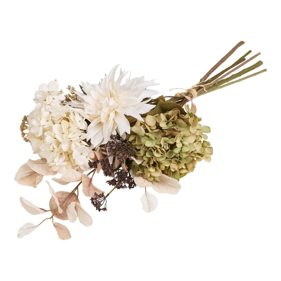 Hortensia künstlicher Blumenstrauß Höhe 67cm mehrfarbig.