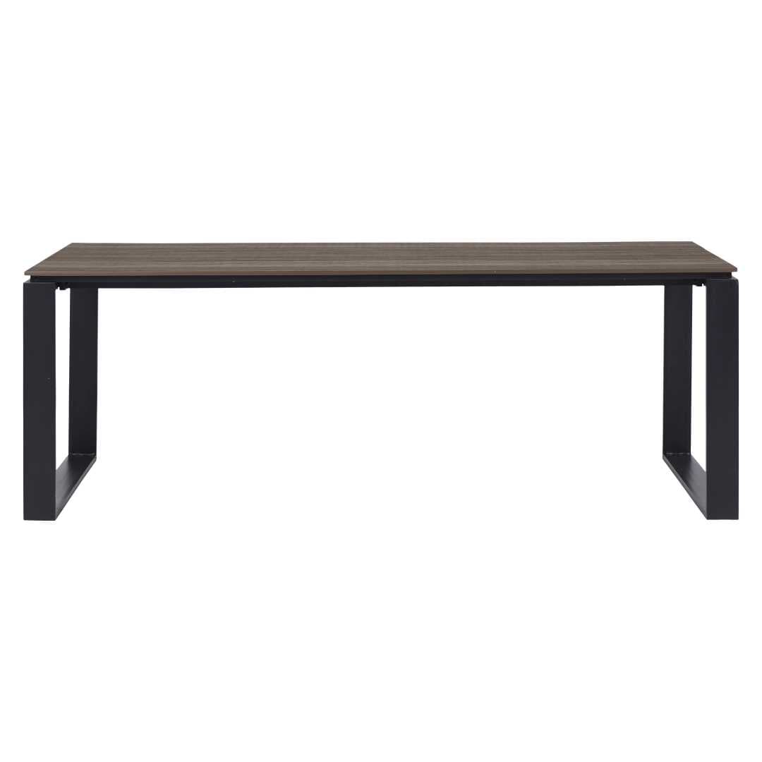 Martinus Gartentisch 100x210cm schwarz,braun.