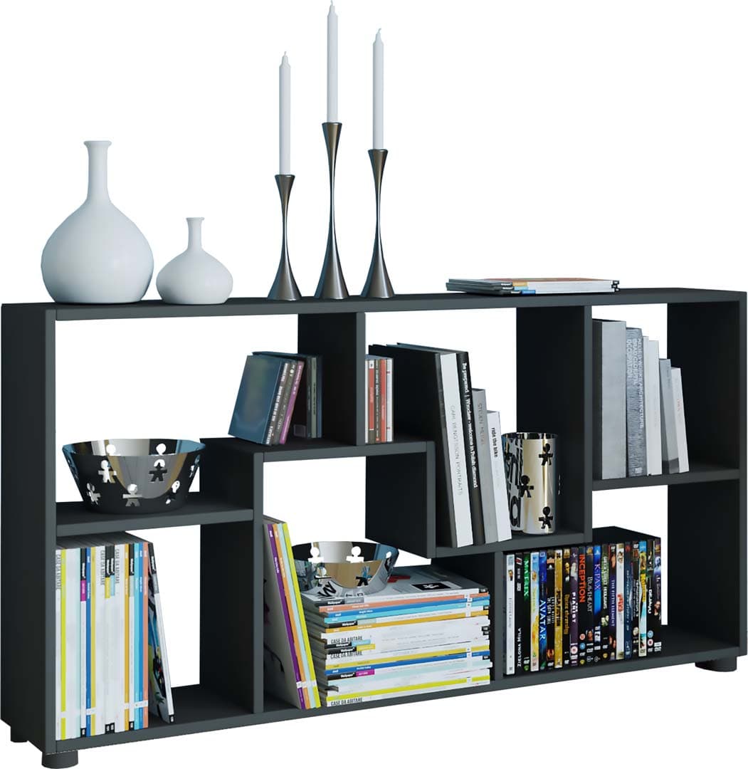 Pintal Regal 6 Ablagen schwarz.