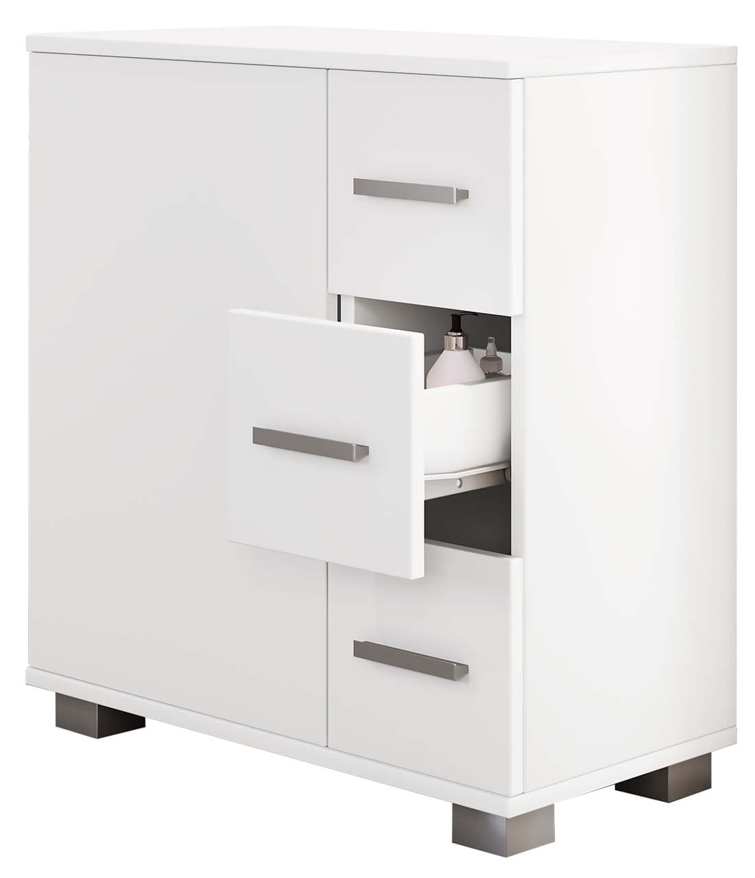 ZaloXL Hochschrank Bad weiß.