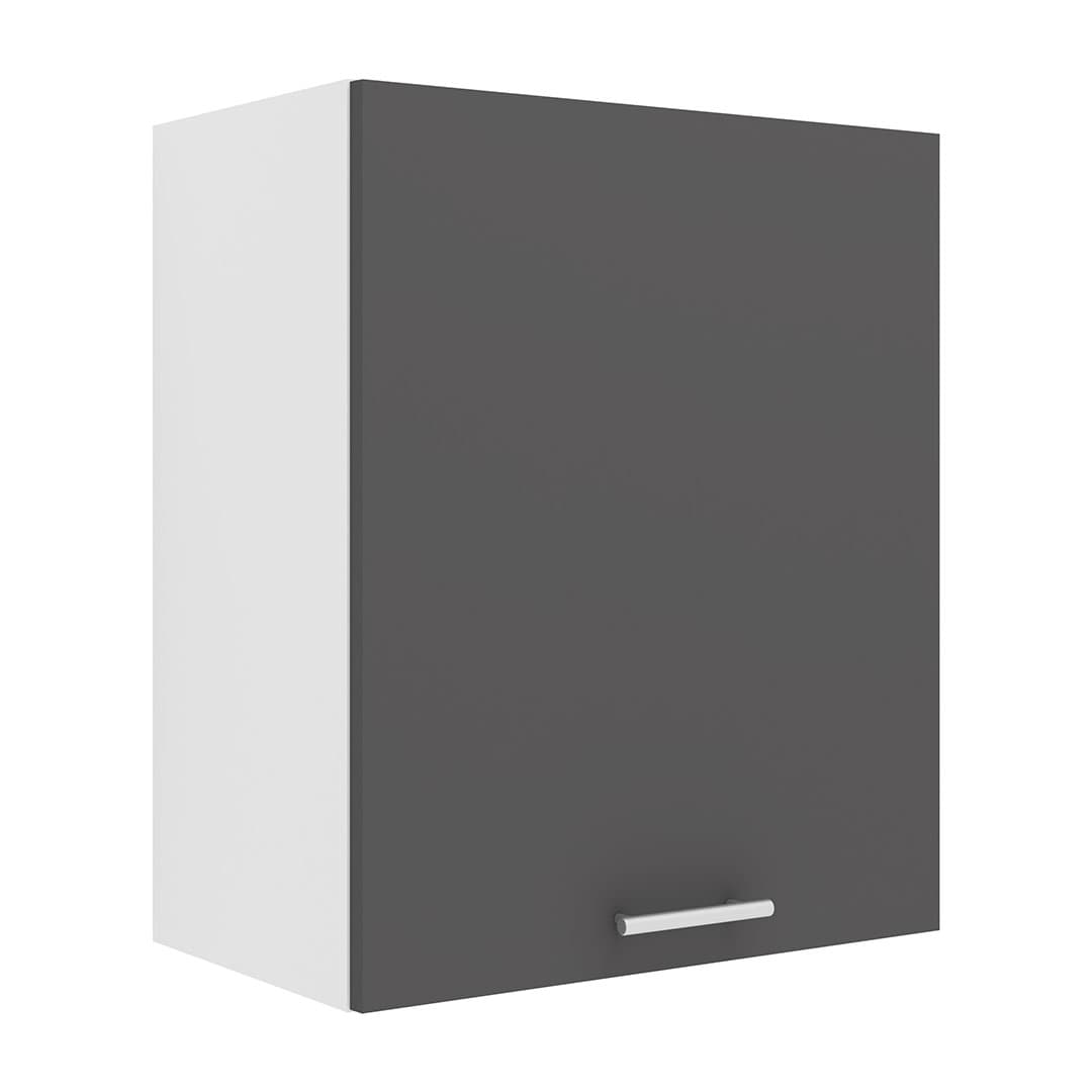 Esilo Küchenoberschrank 50 cm 1 Tür weiß, grau.