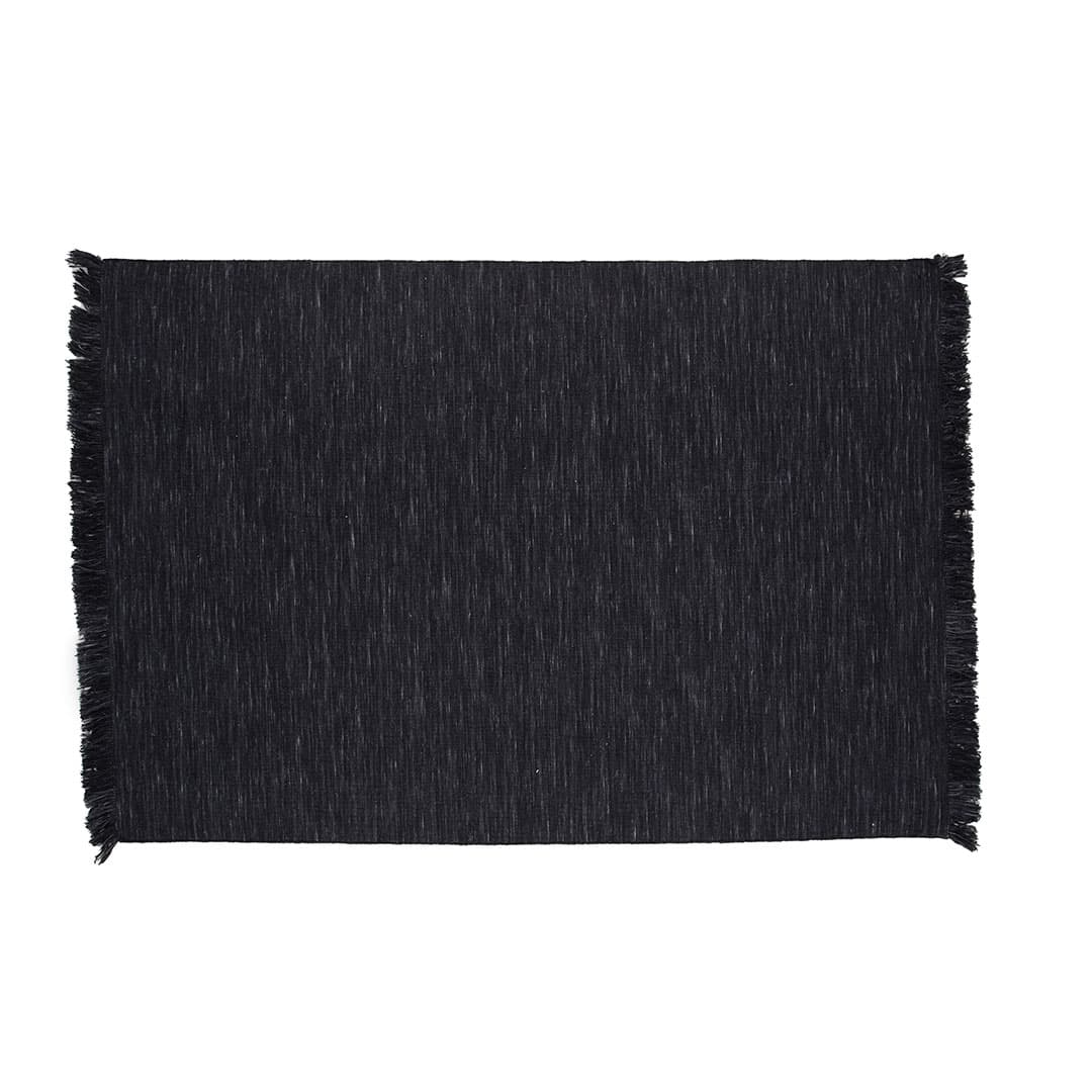Elton Teppich 350x252cm schwarz.