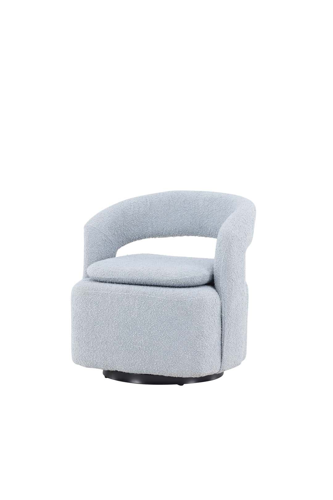 Laurel Sessel Drehfunktion blau.