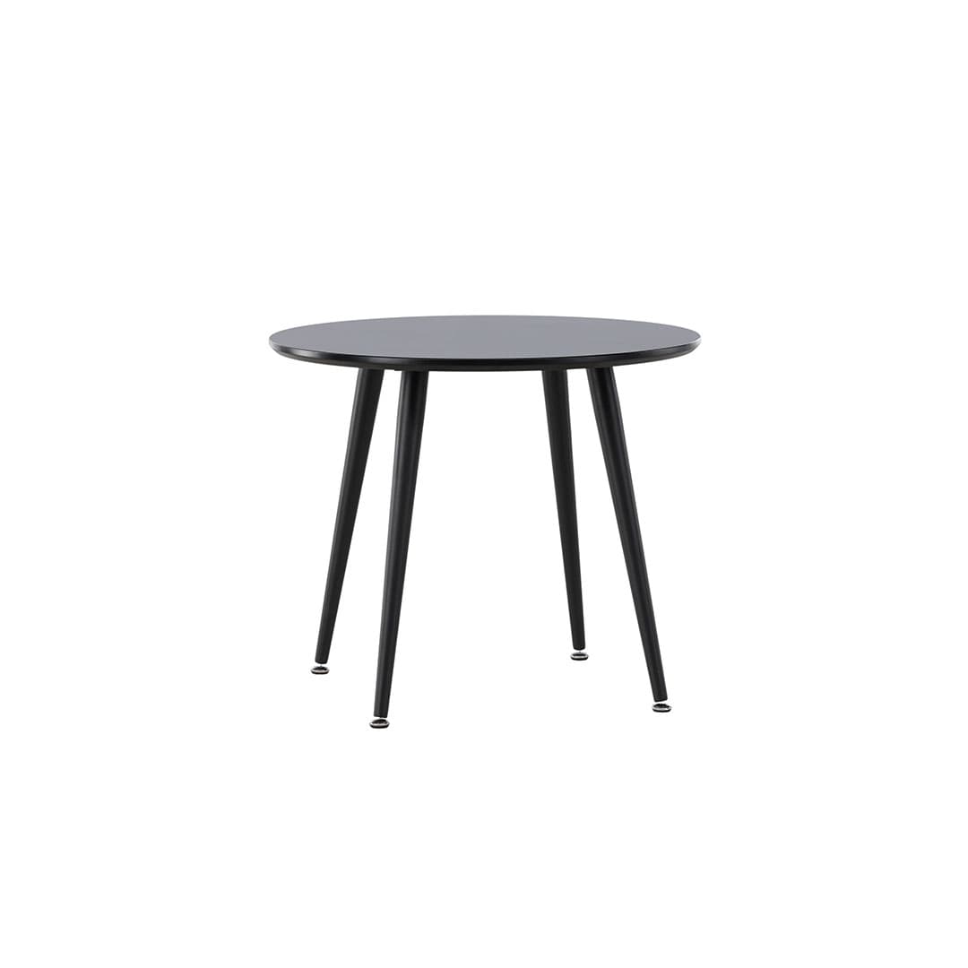 Plaza Esstisch für Kinder Ø60 cm schwarz.