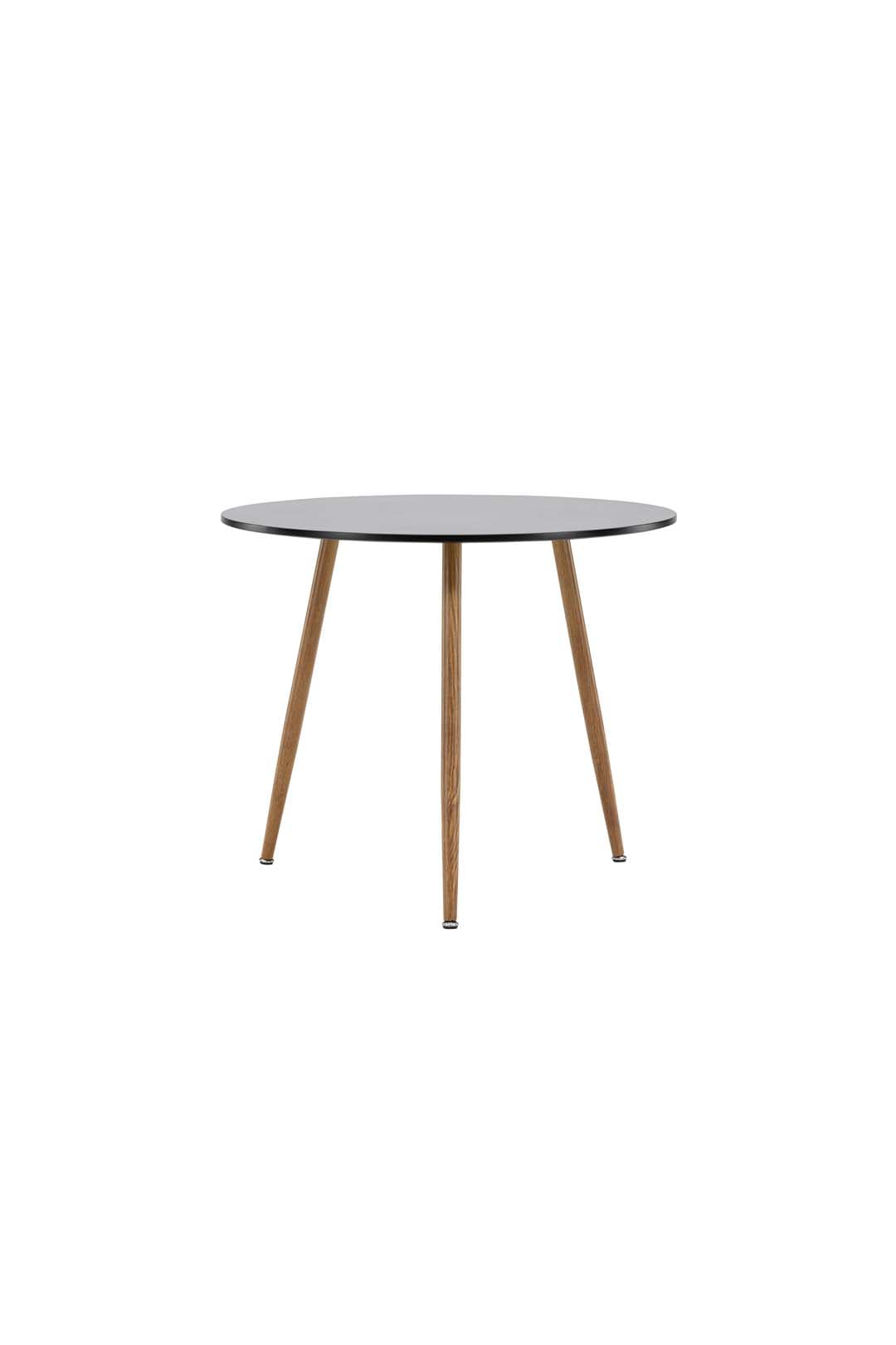 Polar Esstisch Ø90cm schwarz.