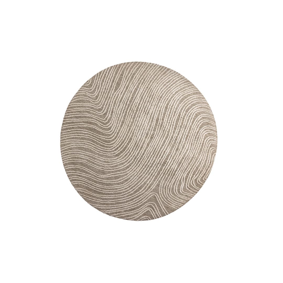 Melle Teppich Ø200cm Beige.