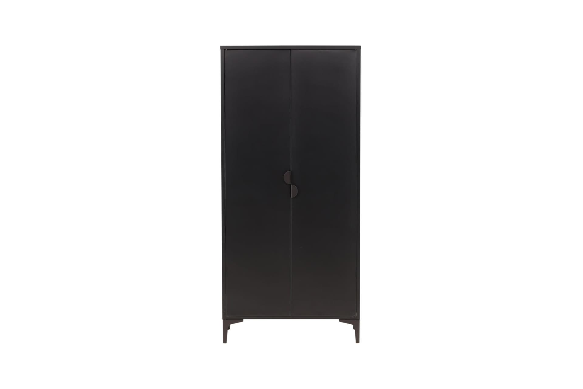 Piring Kleiderschrank 2-türig schwarz.