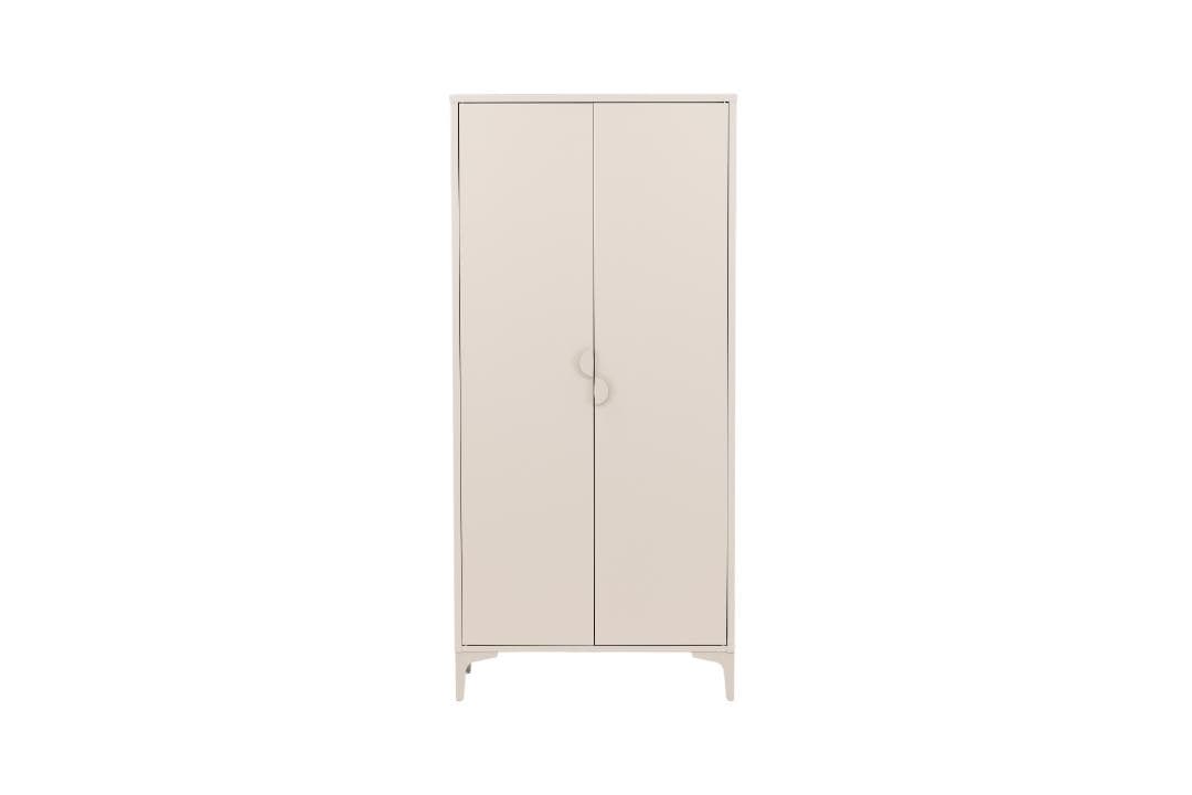 Piring Kleiderschrank 2 Türen beige.
