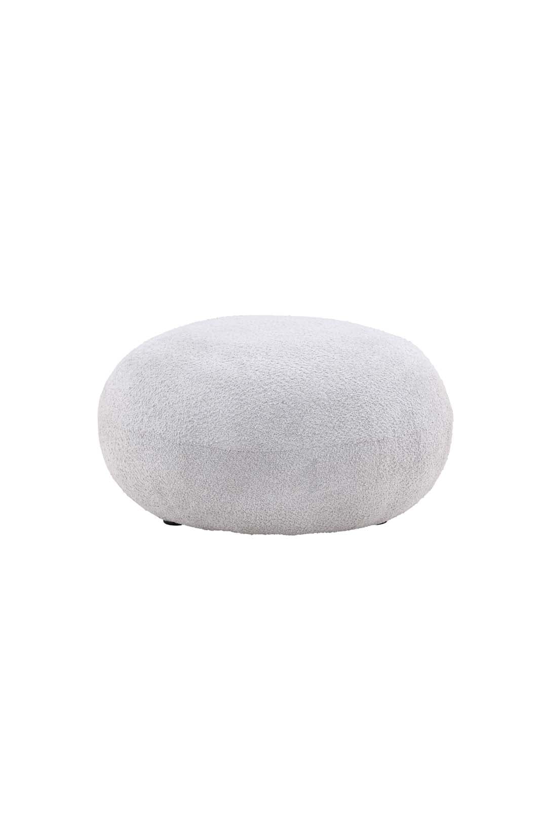 Bologna Pouf hellgrau.