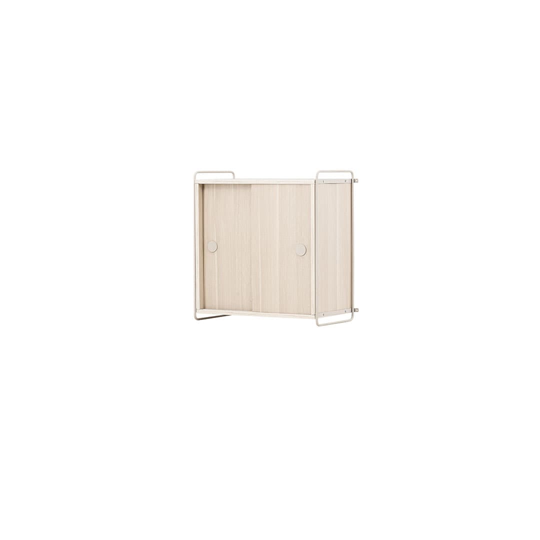 Parly Sideboard Wandschrank 2 Türen whitewash.