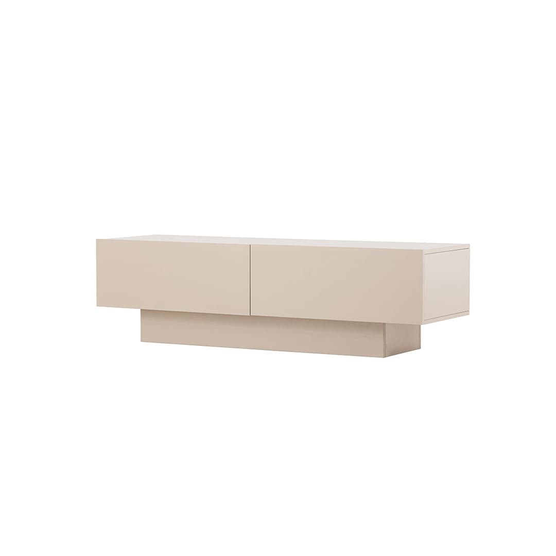 Cuenca TV Tisch 2 Klapptüren beige.