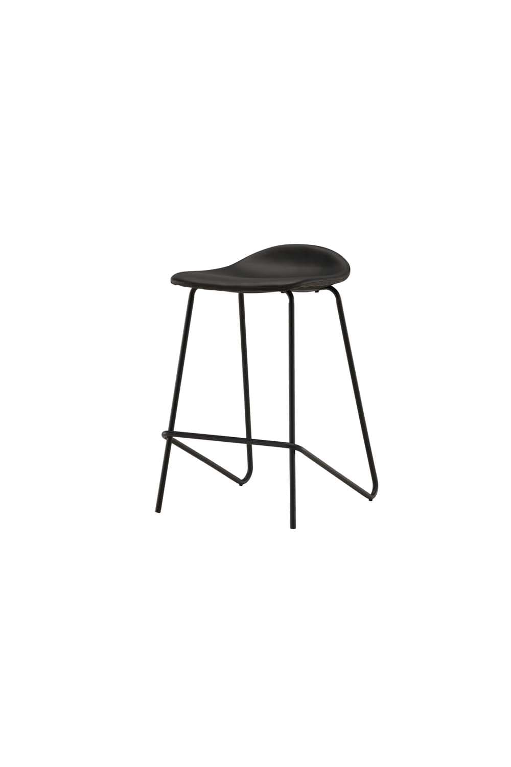Grebbestad Barhocker PU Kunstleder schwarz.
