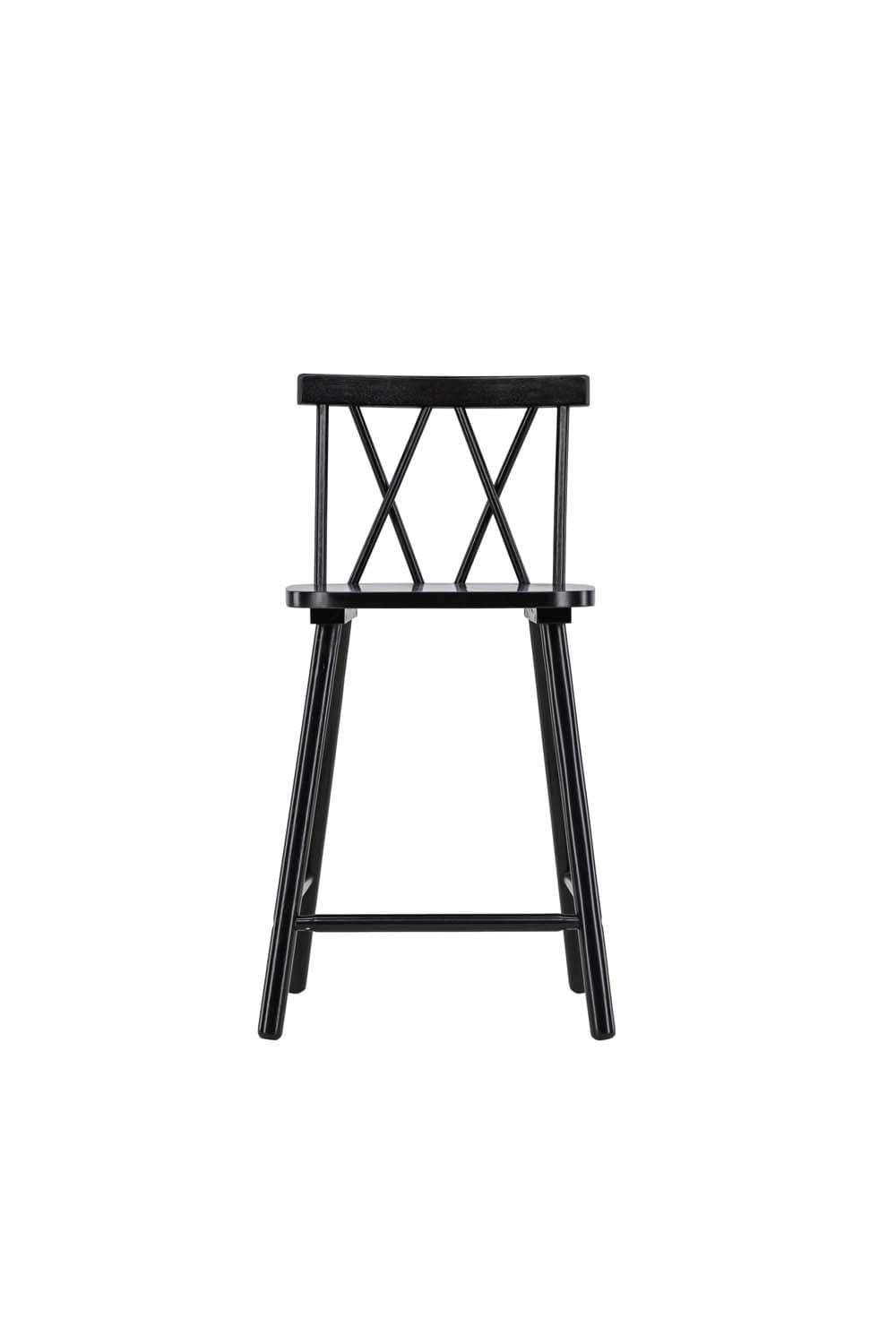 Mollöström Barhocker Holz schwarz.