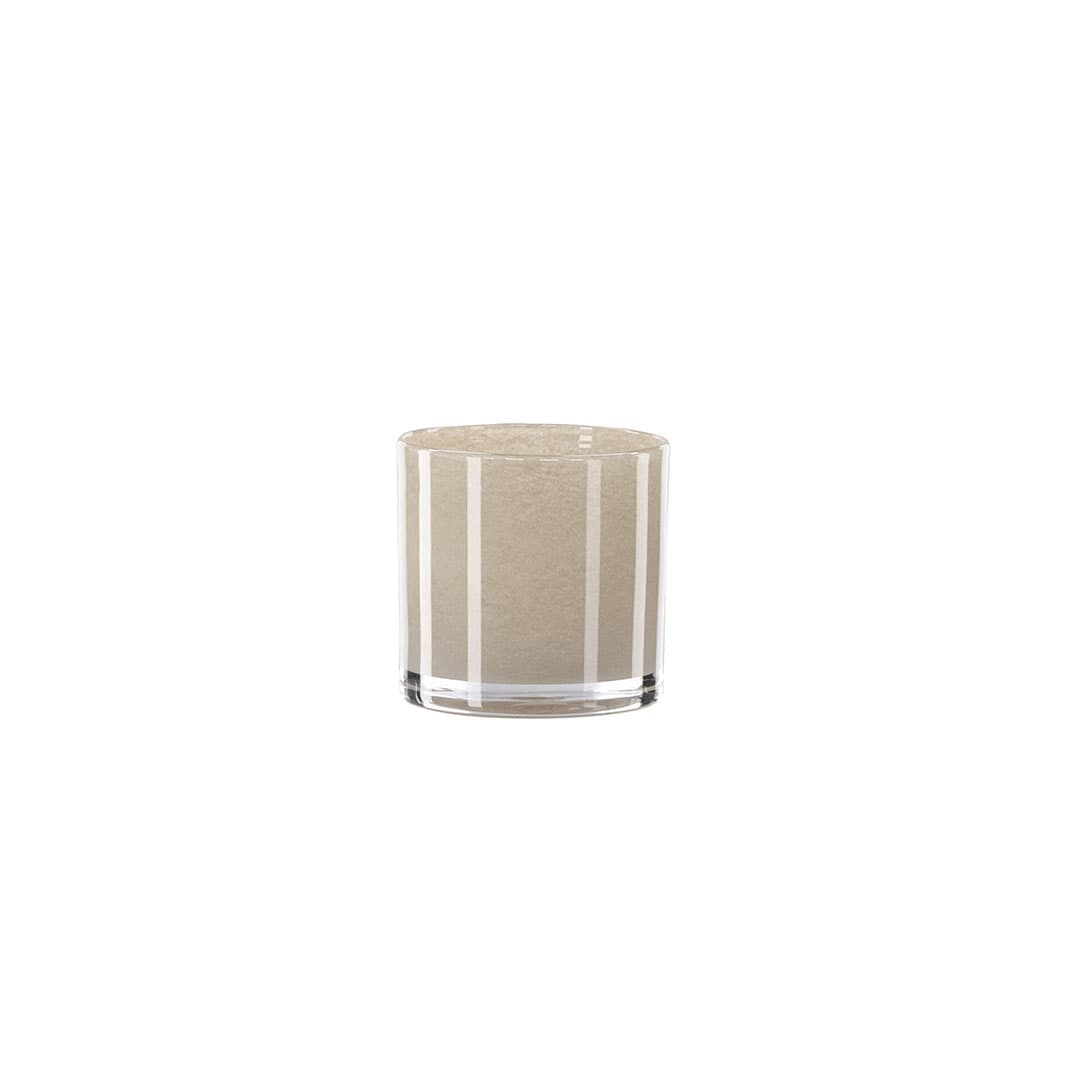 Glora Teelichthalter beige.