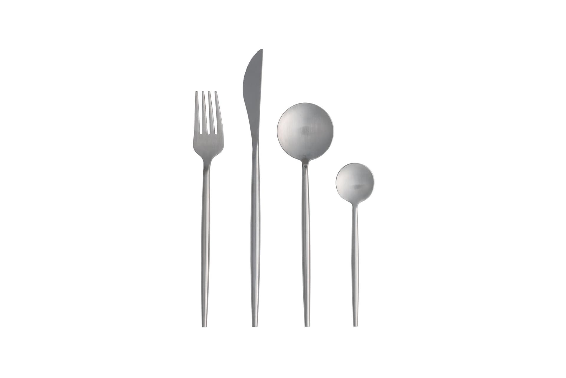 Active Besteckset 24-teilig Stahl.