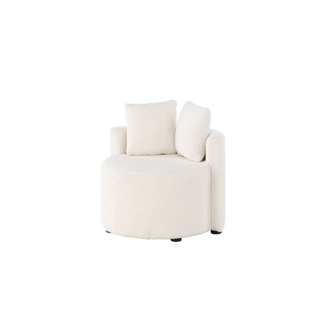 Kelso Sofa für Kinder Teddy weiß.