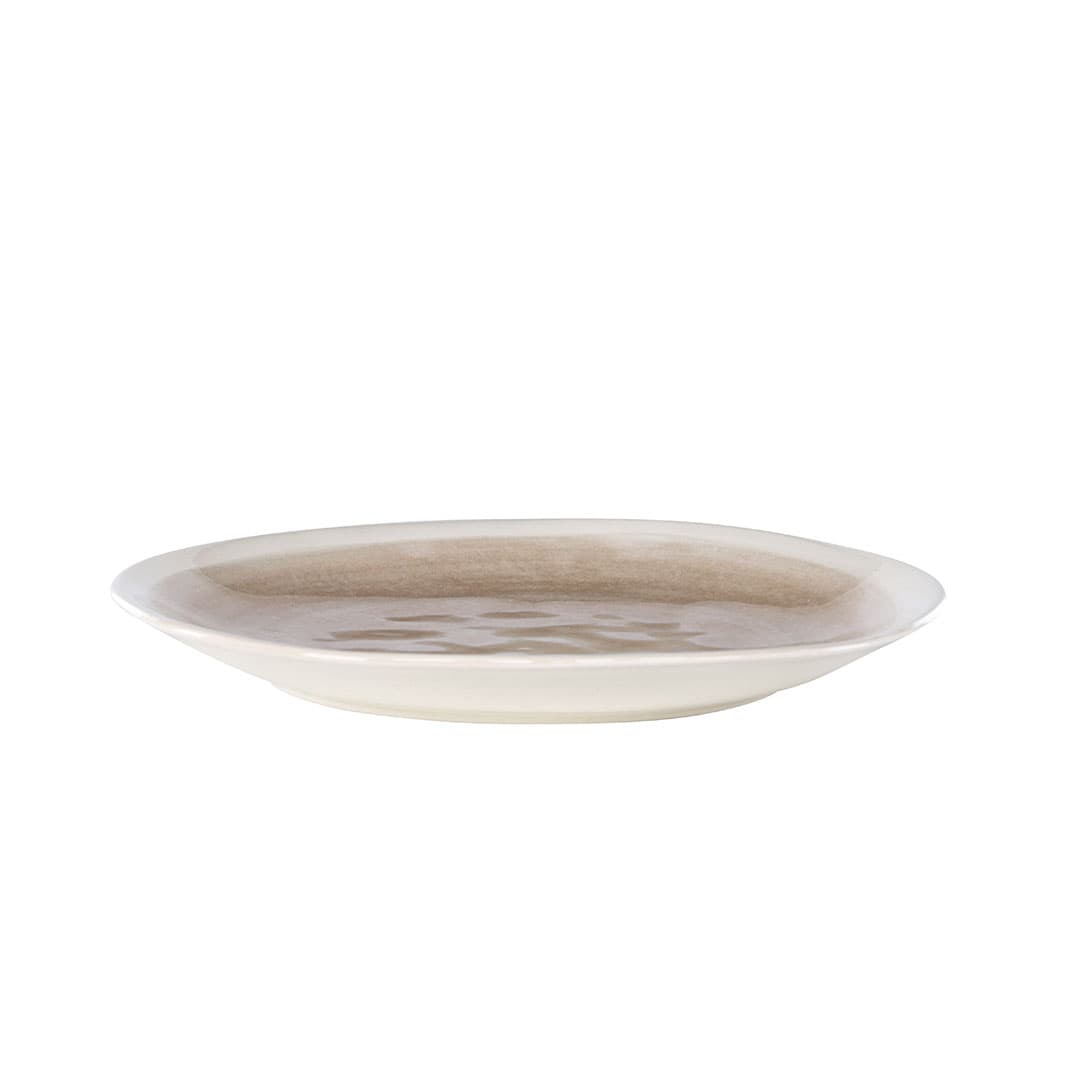 Jublie Teller Steingut beige.