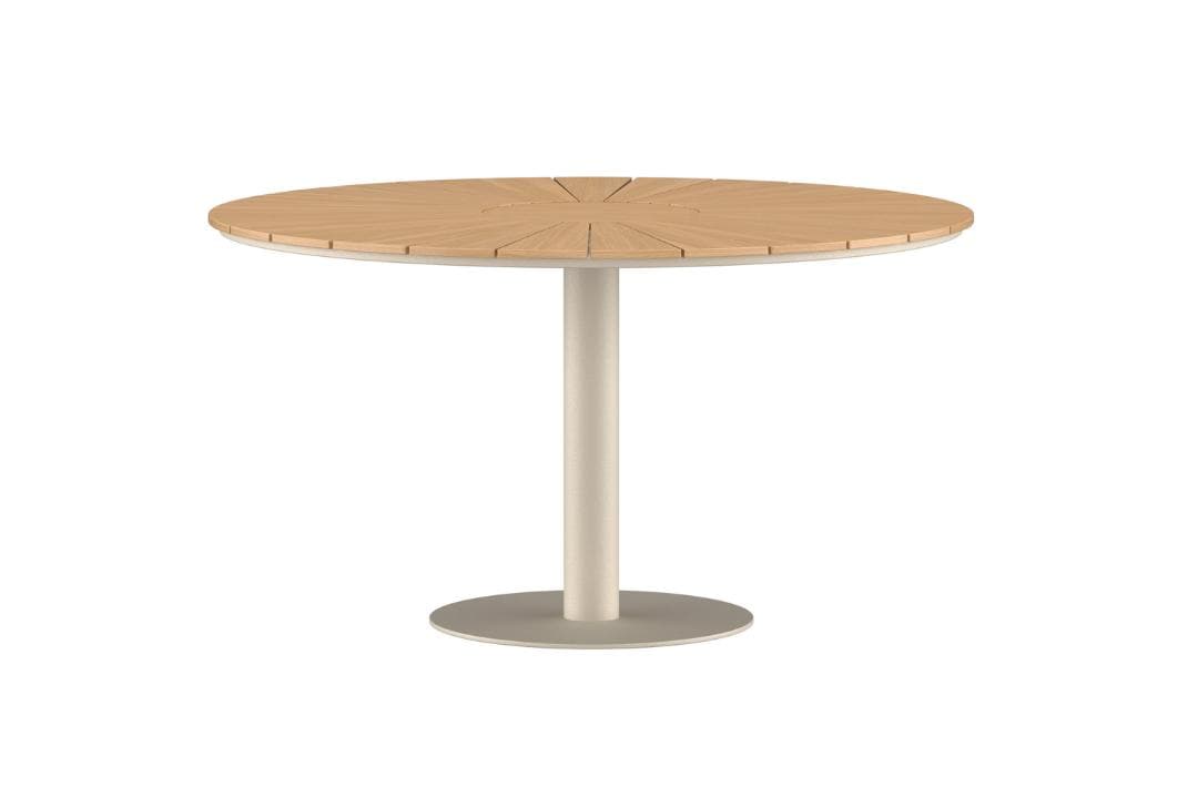 Croft Gartentisch Ø120cm beige.