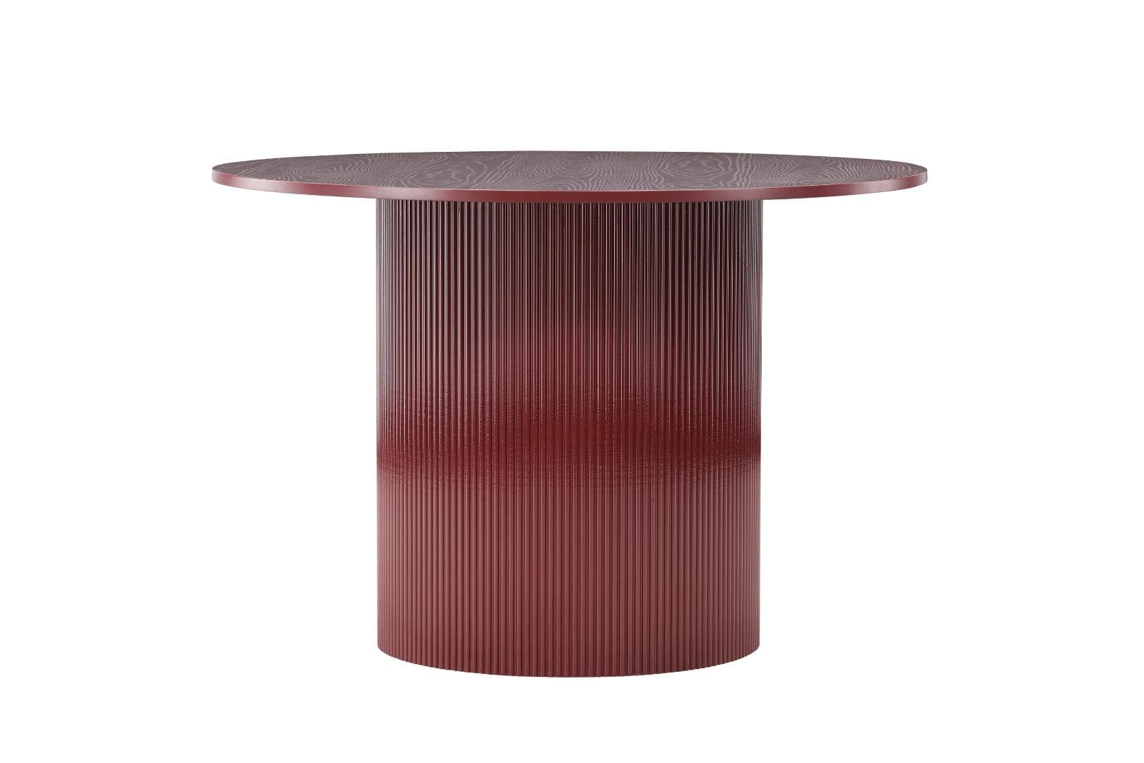 Lenox Esstisch Ø110cm rot.