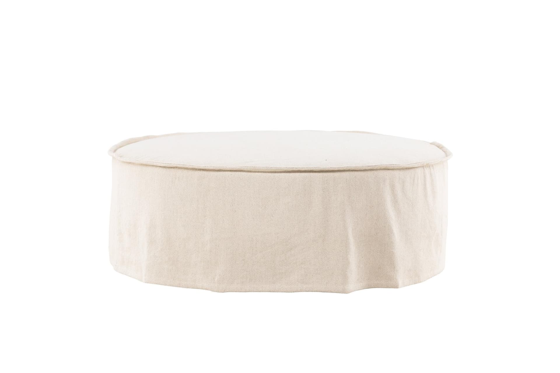 Vindö Pouf Ø100 cm beige.