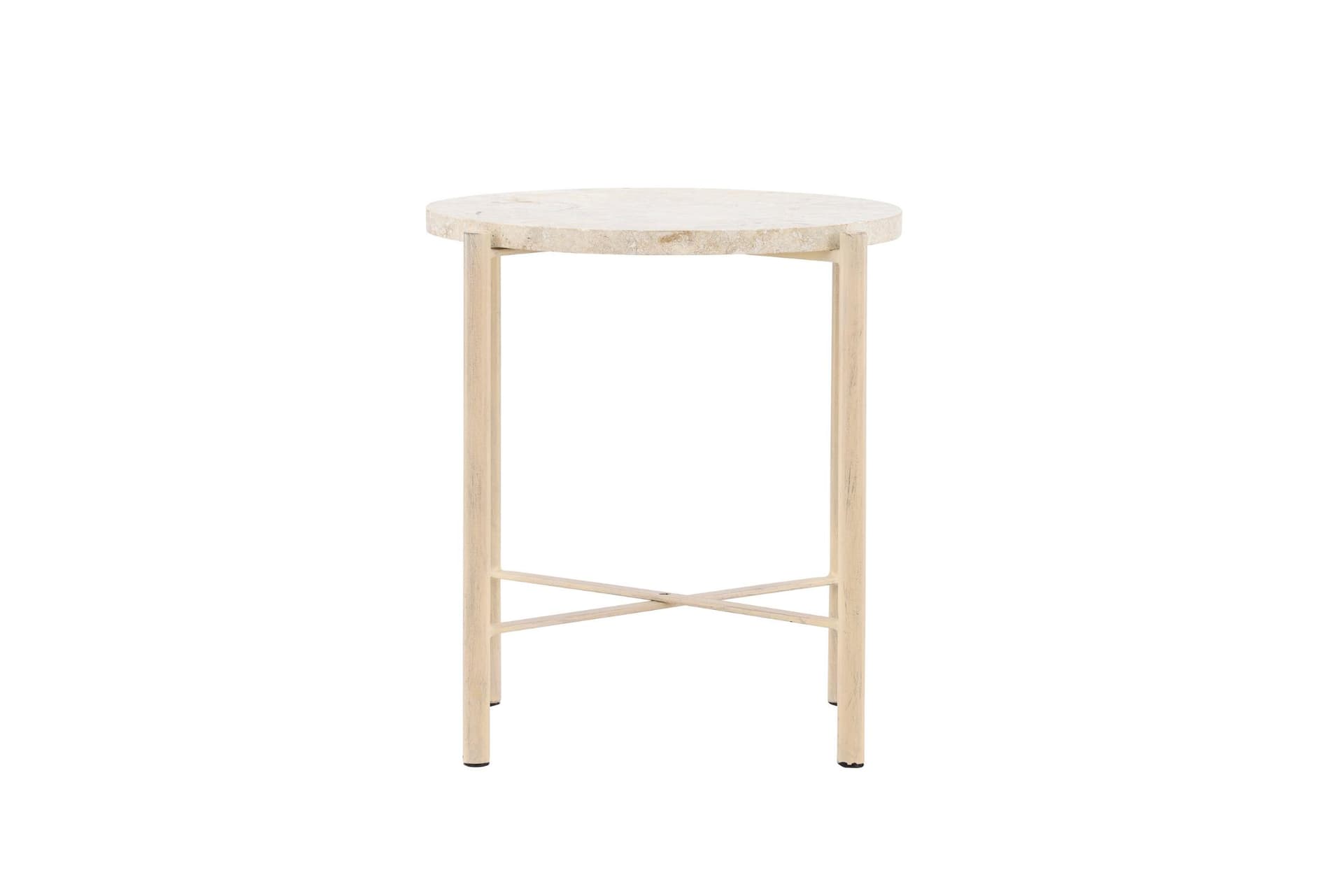Sandhamn Beistelltisch Ø40 cm beige.