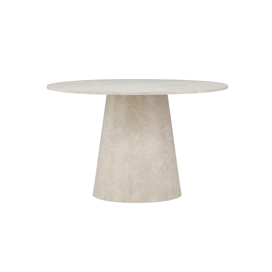 Lanzo Esstisch Ø120cm beige.