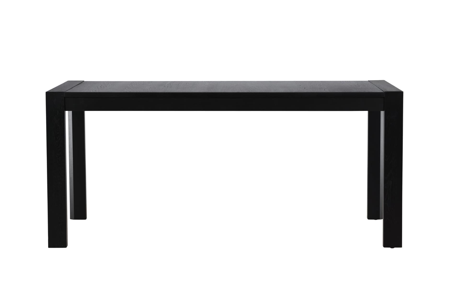 Slider Esstisch mit Auszug 95x250 cm schwarz.