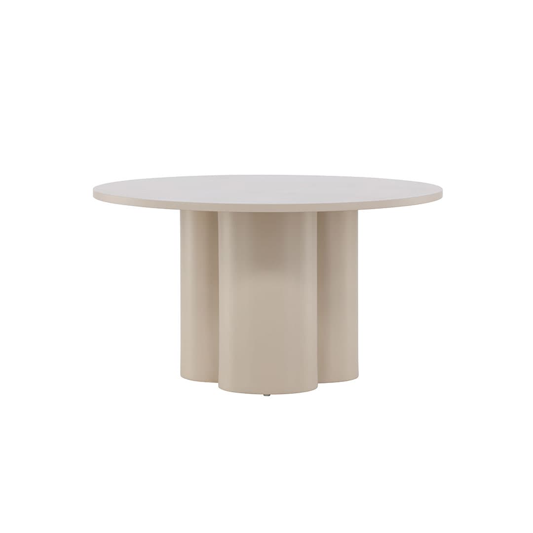 Olivia Couchtisch Ø80cm beige.