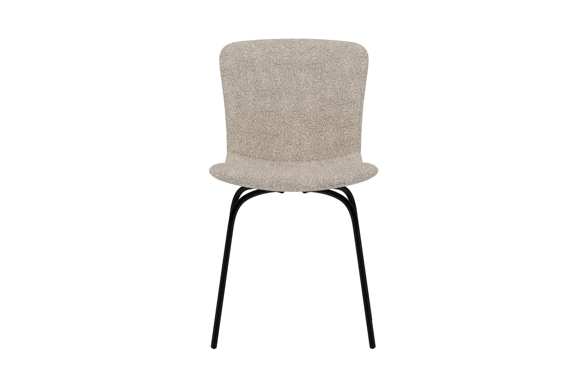 Linus Esszimmerstuhl Bouclé beige.