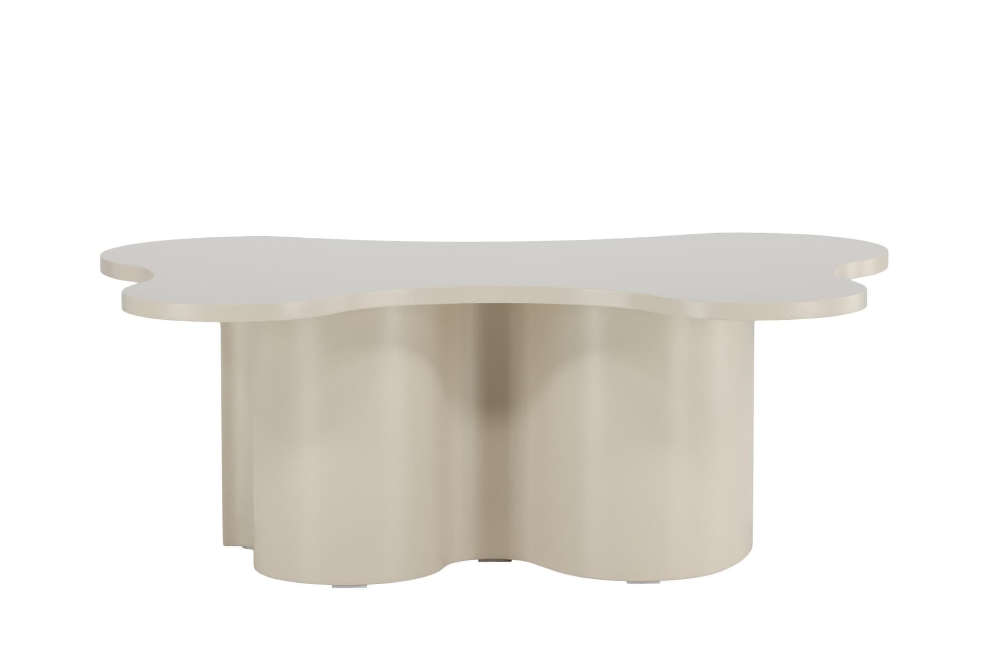 Flow Couchtisch beige.