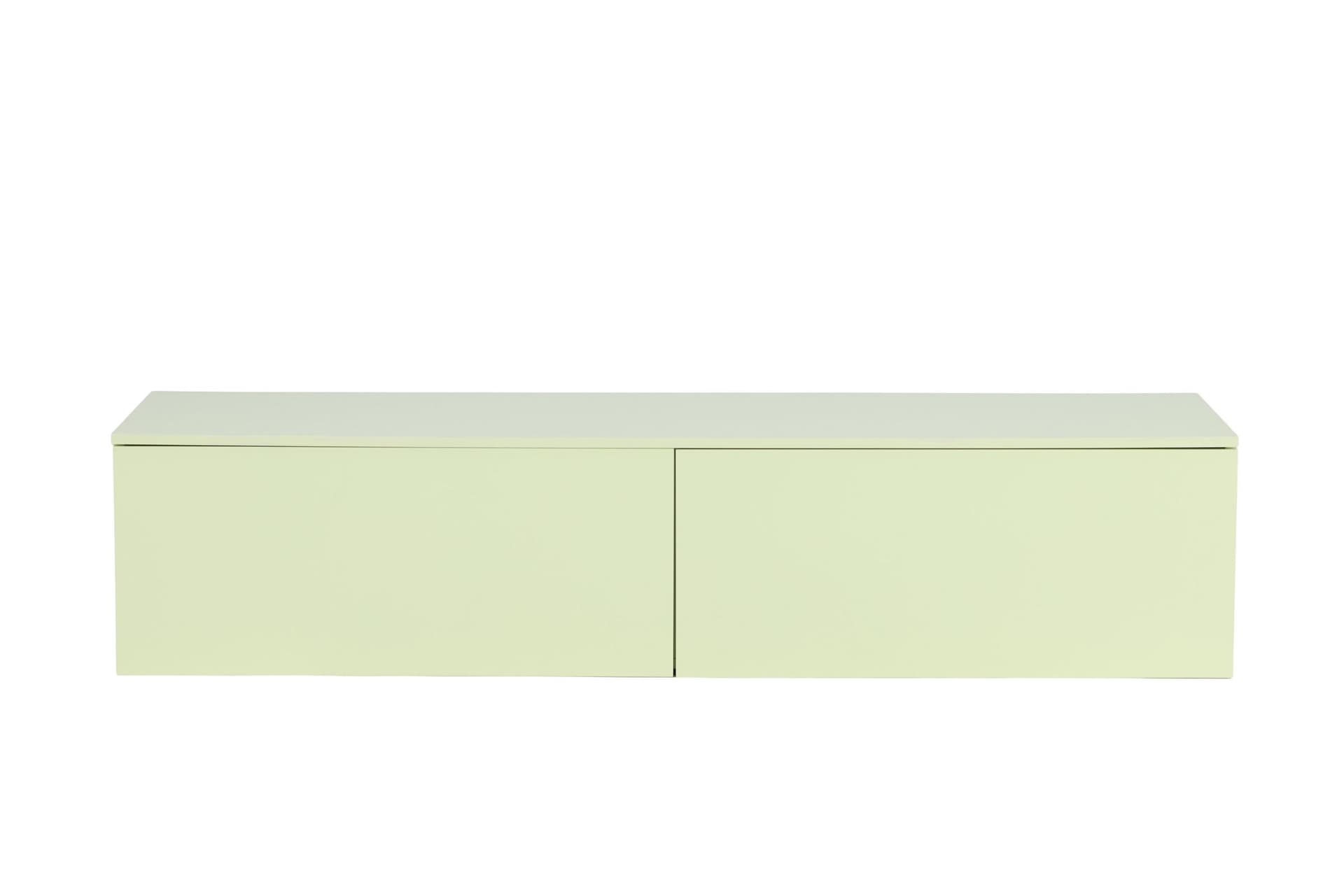 Frihamn Vitrinenschrank 2 Schubladen grün.