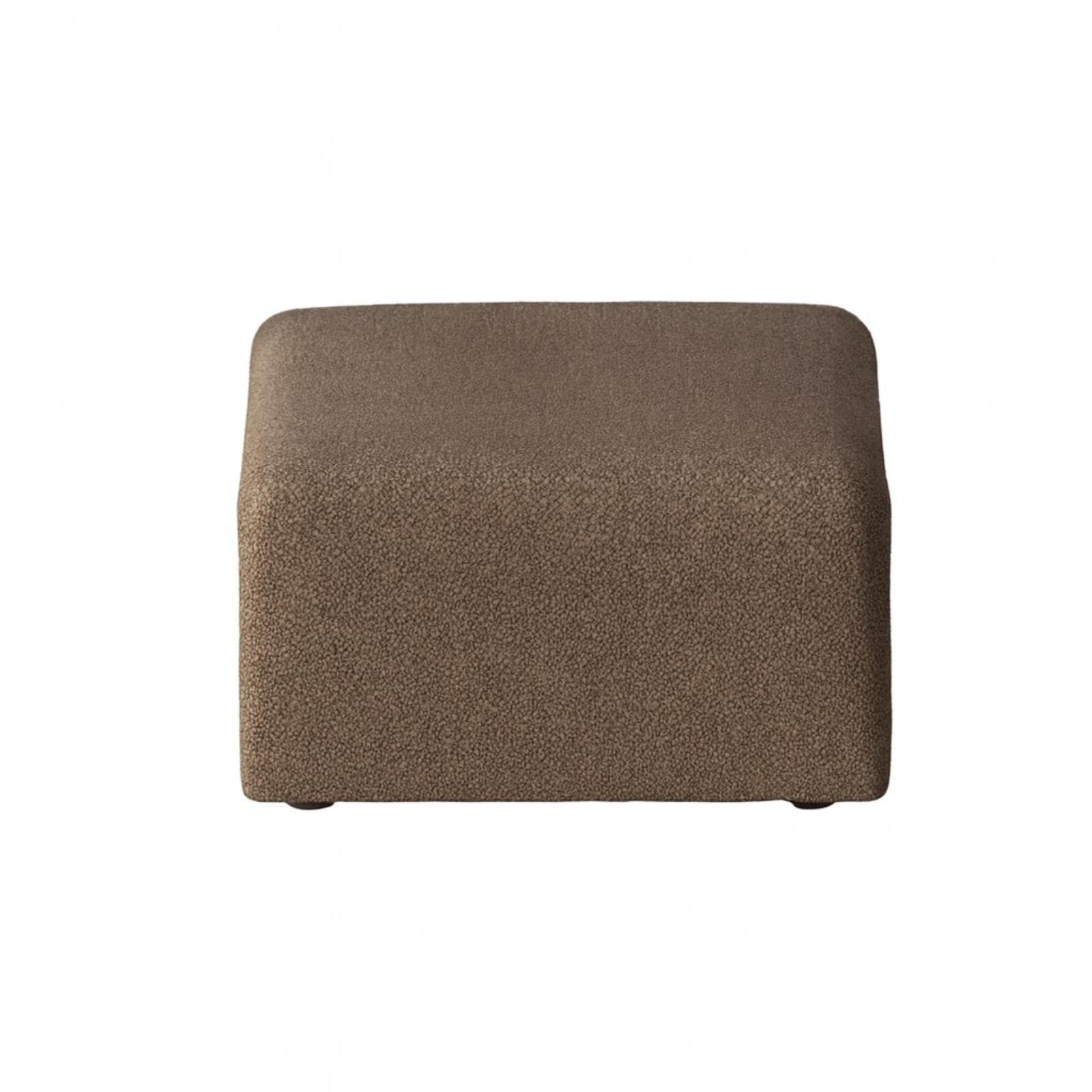 Cubic Pouf braun.