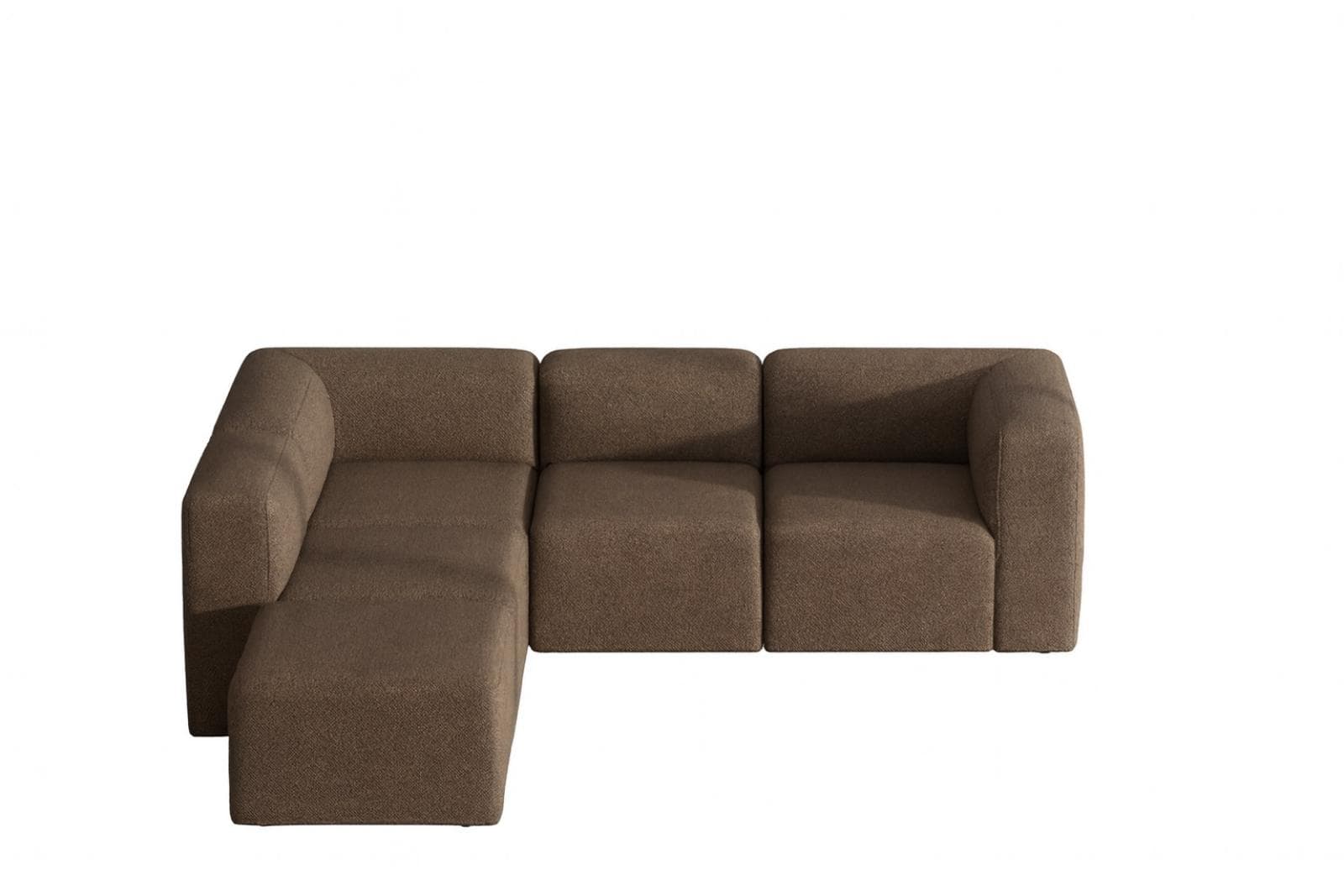 Cubic XL Chaiselongsofa rechts oder links gewendet braun.