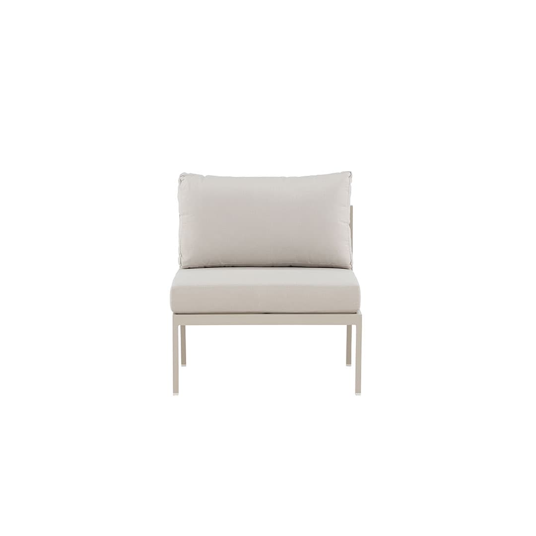 Copacabana Gartensofa Mittelsegment beige.