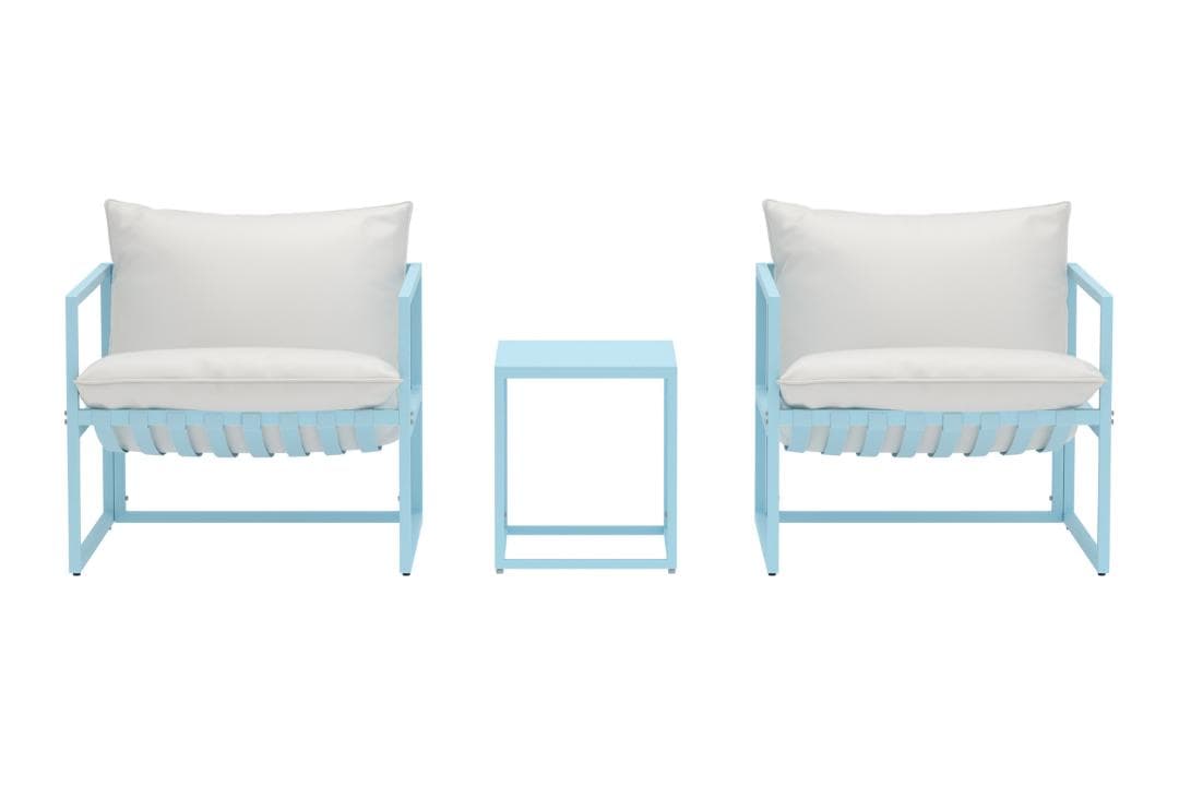 Messina Loungeset hellblau.