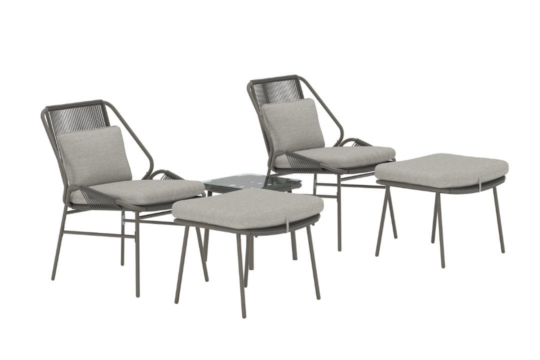 Zakynthos Loungeset braun.