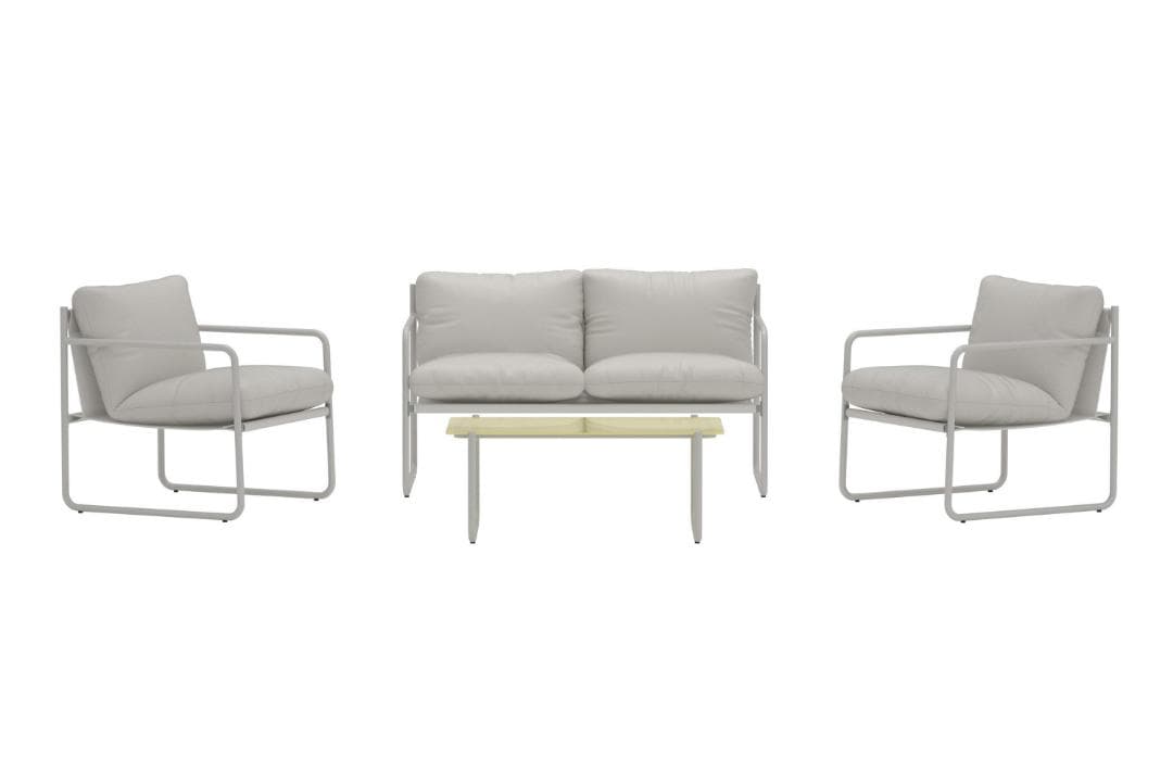 Thassos Sofaset grau.