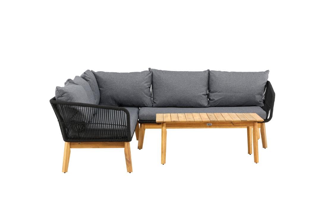 Chania Sofaset schwarz.