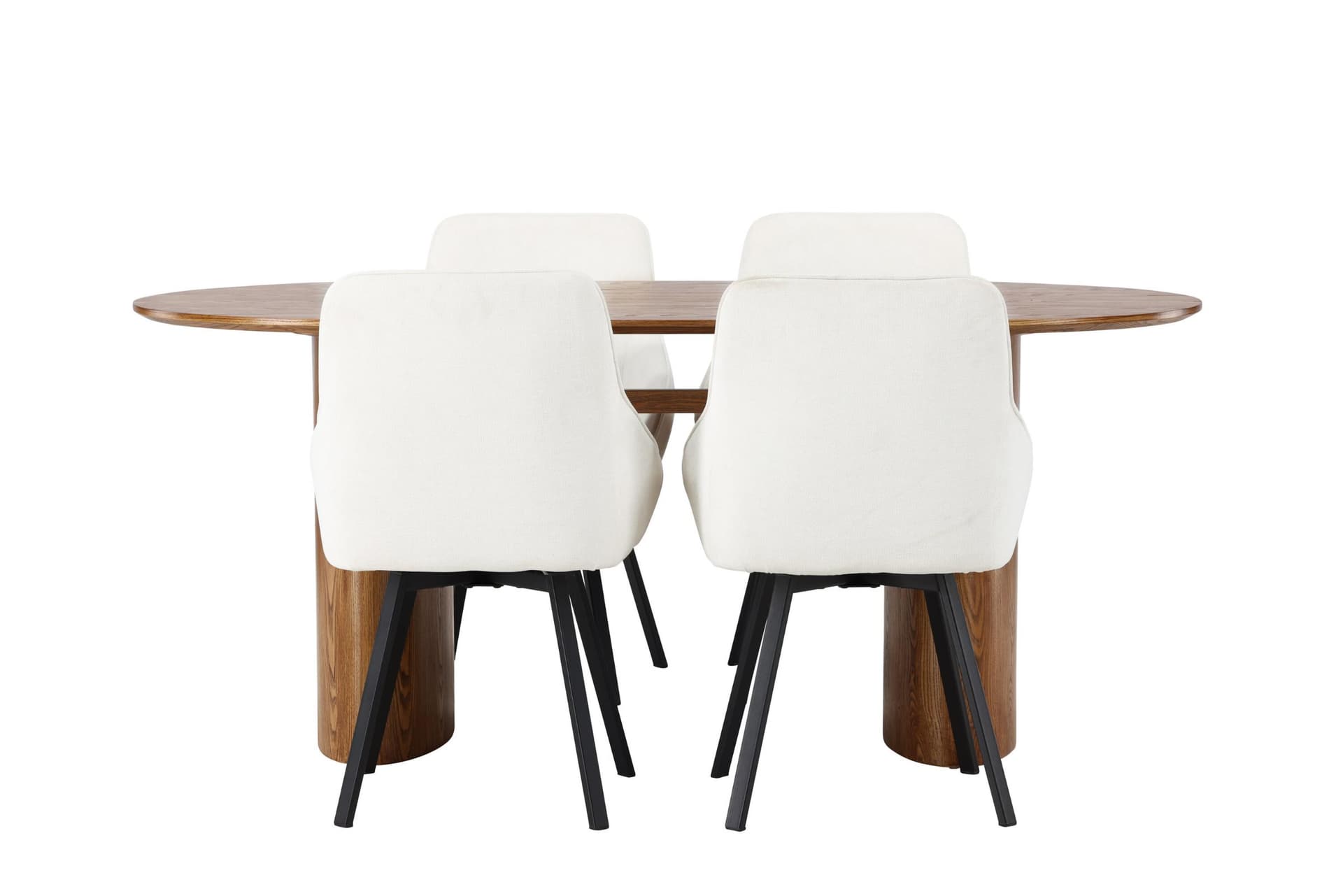 Isolde Essgruppe Esstisch Natur 4 Stühle beige.